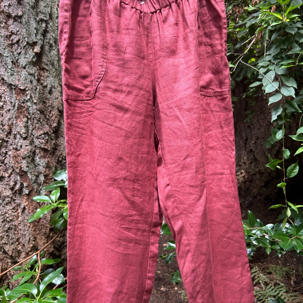 Not perfect linen terracotta